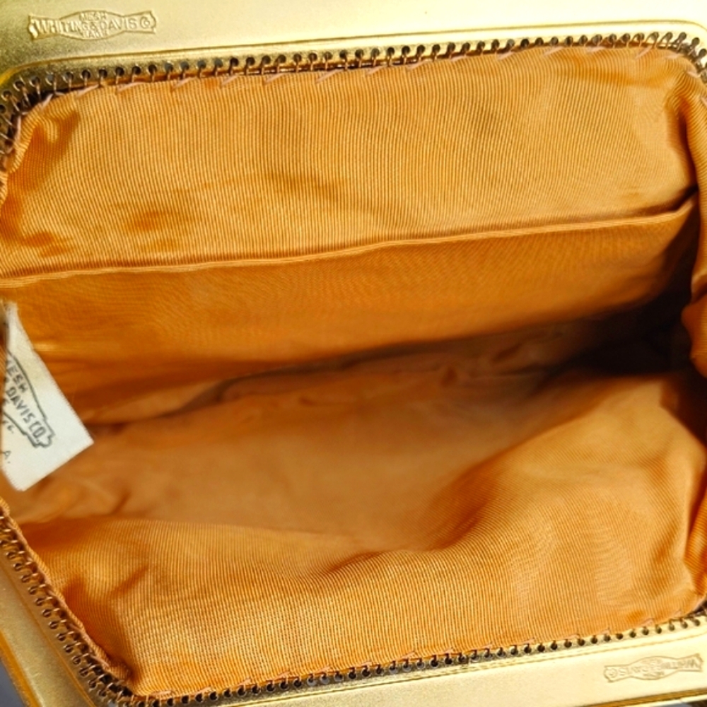 Whiting & Davis Gold Mesh Bag - Picture 6 of 10